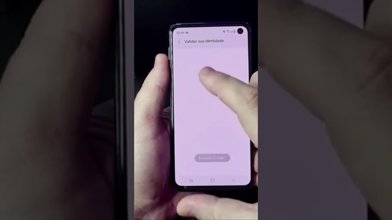 Alterando a conta Samsung no seu celular de forma simples #Shorts