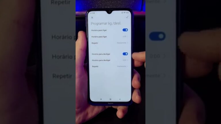 COMO PROGRAMA O LIGAR E DESLIGAR DO SEU XIAOMI #Shorts