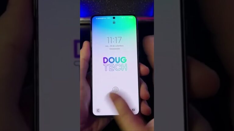ADICIONE UMA MENSAGEM NA TELA DE BLOQUEIO DO SAMSUNG #Shorts