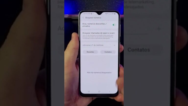Restringindo chamadas indesejadas no Samsung #Shorts