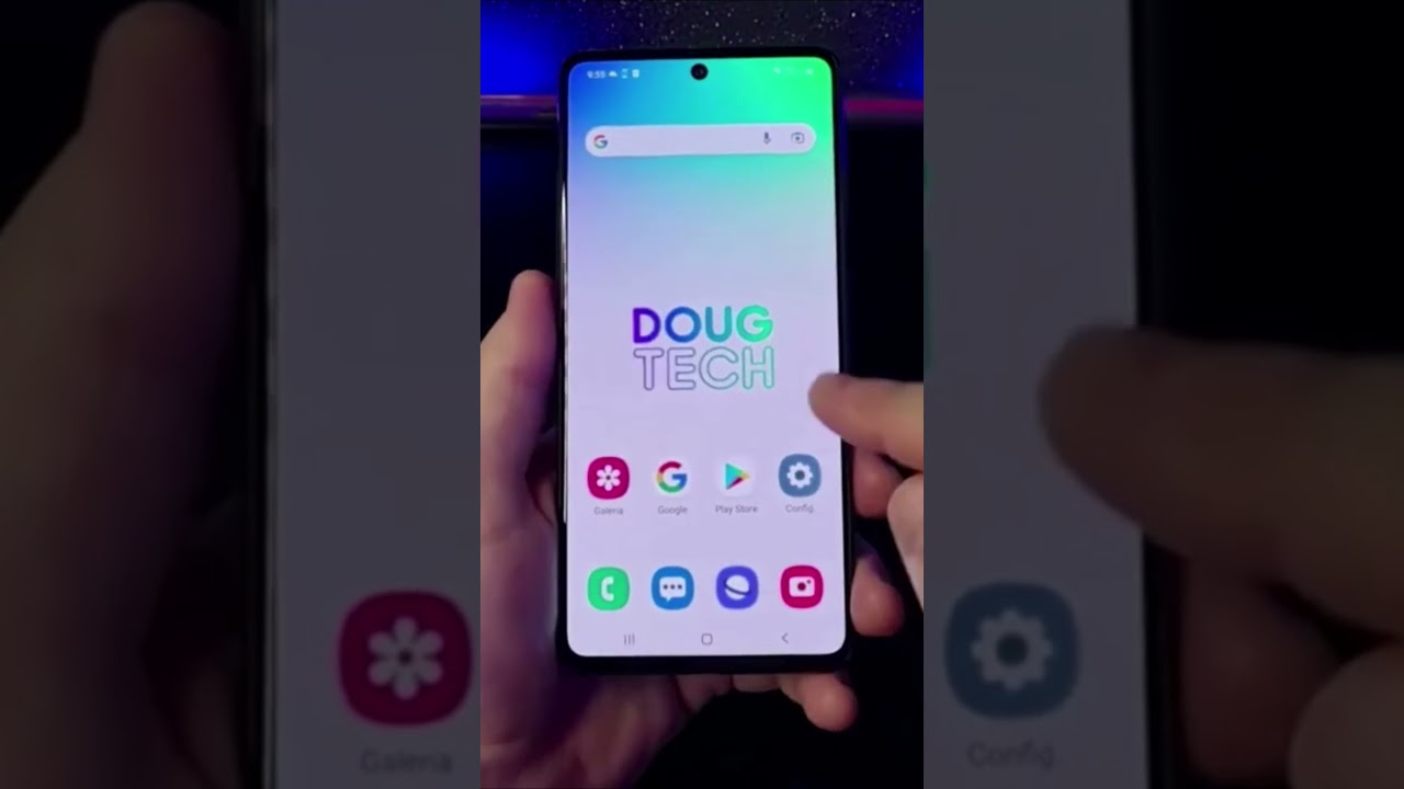 Adicione uma mensagem personalizada à tela de bloqueio do Samsung #Shorts