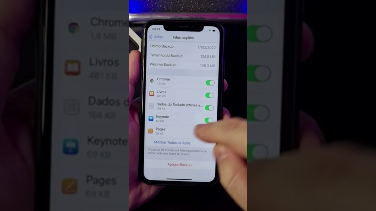► Encontre e gerencie seus backups do iCloud diretamente no iPhone #Shorts
