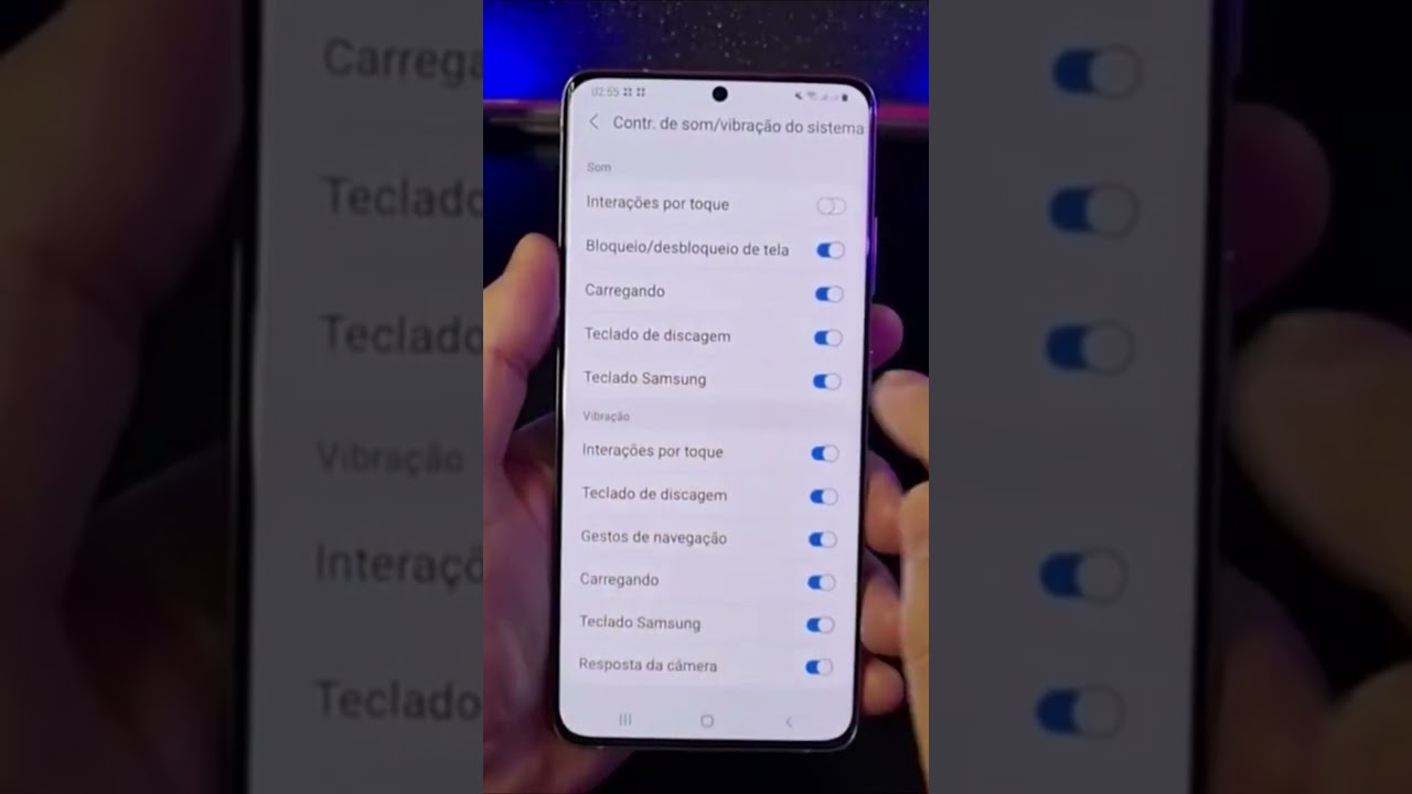 Ajuste as vibrações do Samsung para chamadas, toques e notificações #Shorts