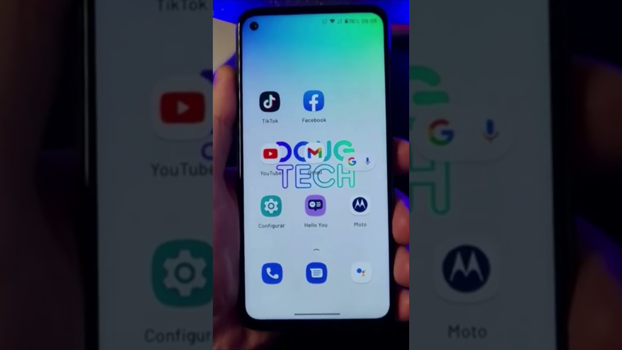 AJUSTE O TAMANHO DOS ÍCONES NO SEU MOTOROLA #Shorts