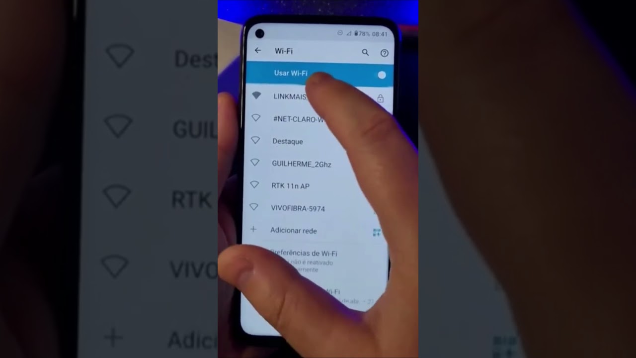 CONFIGURE E ACESSE UMA REDE WI FI NO SEU MOTOROLA #Shorts