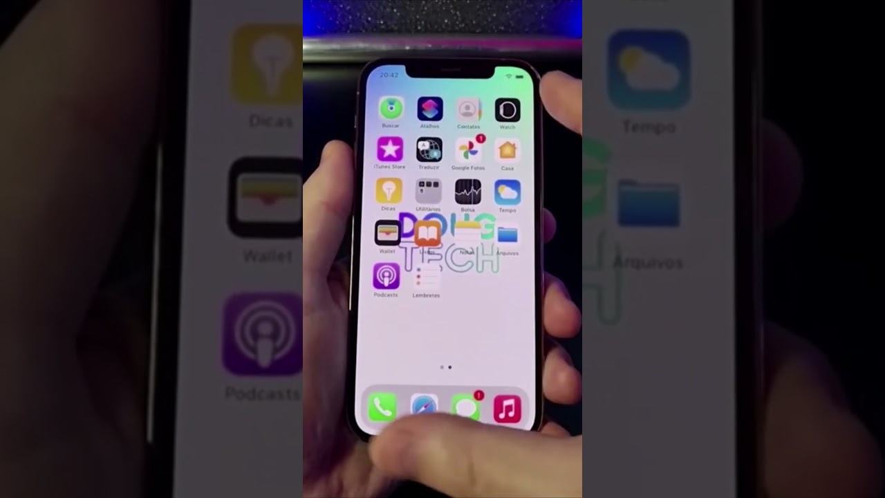 COMO LIGAR OU DESLIGAR O MODO ESCURO NO IPHONE #Shorts