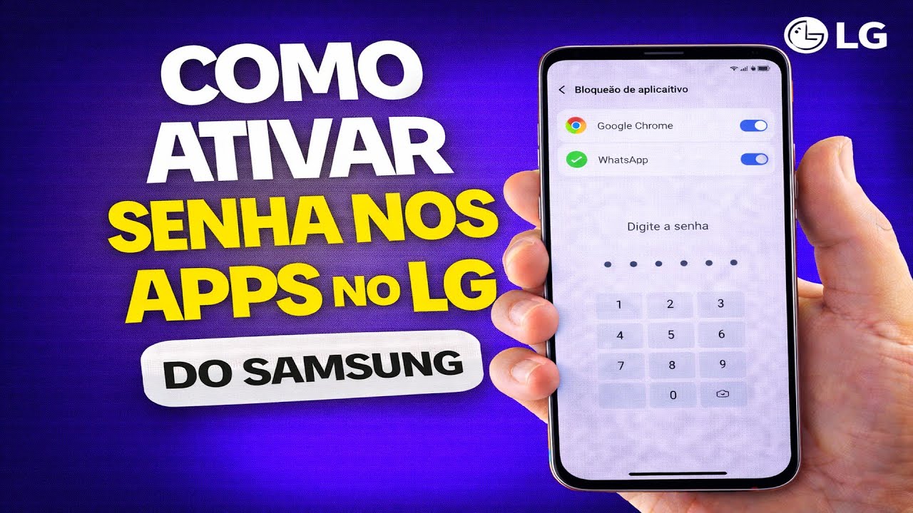 COMO ATIVAR SENHA NOS APPS NO LG
