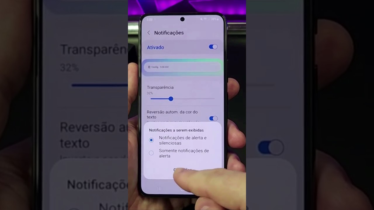 COMO ESCONDER O CONTEÚDO DAS NOTIFICAÇÕES NO GALAXY #Shorts