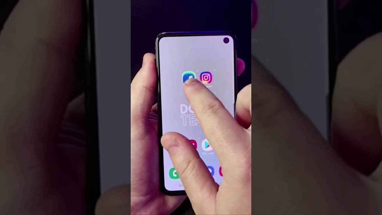 ► Organizando aplicativos em pastas no seu celular Samsung #Shorts