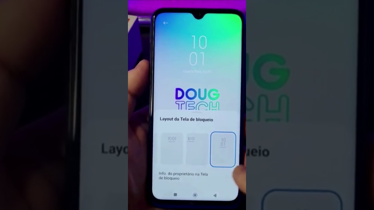 ► Altere o Estilo do Relógio no Xiaomi de Forma Simples #Shorts