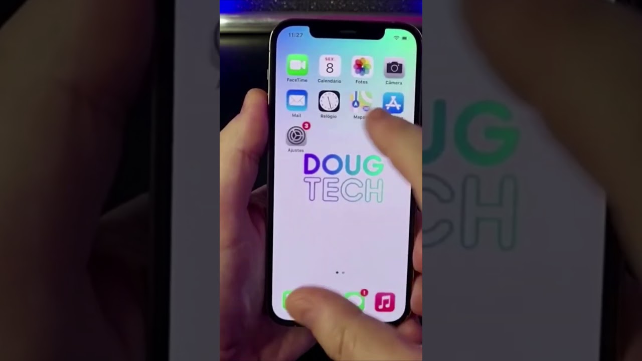 COMO DESINSTALAR APLICATIVOS NO IPHONE #Shorts