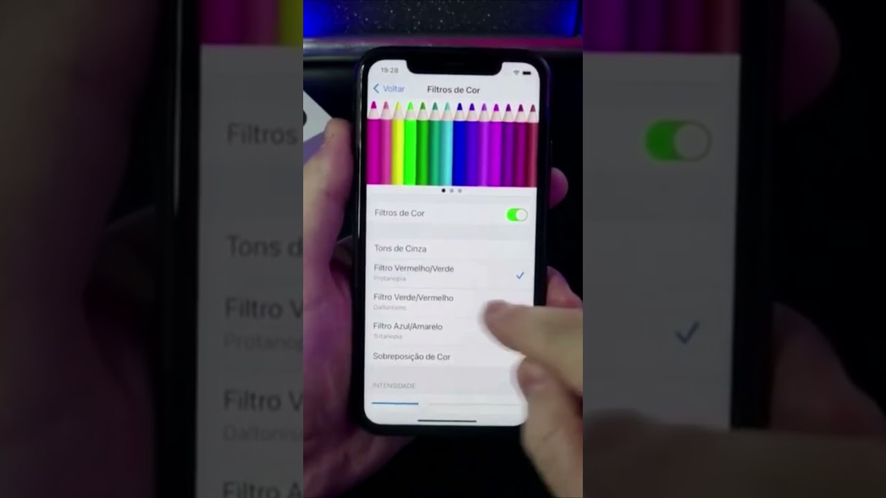 AJUSTE AS CORES DA TELA DO IPHONE PARA MAIS ACESSIBILIDADE #Shorts