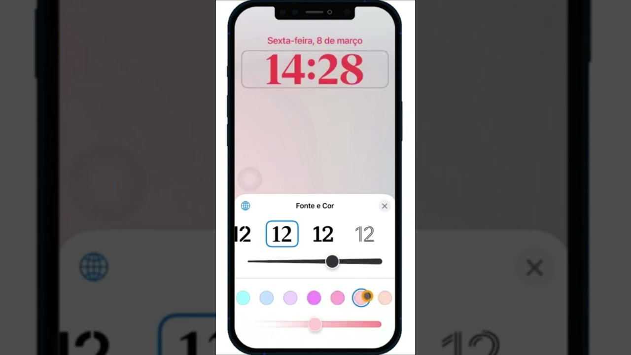 COMO PERSONALIZAR A TELA DE BLOQUEIO NO IPHONE #Shorts