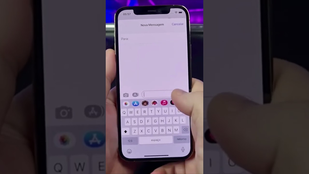 COMO INSERIR ACENTOS AO DIGITAR NO IPHONE #Shorts
