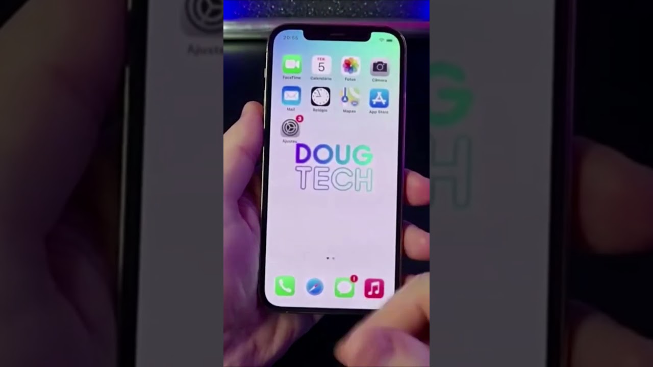 COMO LIGAR E DESLIGAR A ROTAÇÃO DA TELA NO IPHONE #Shorts