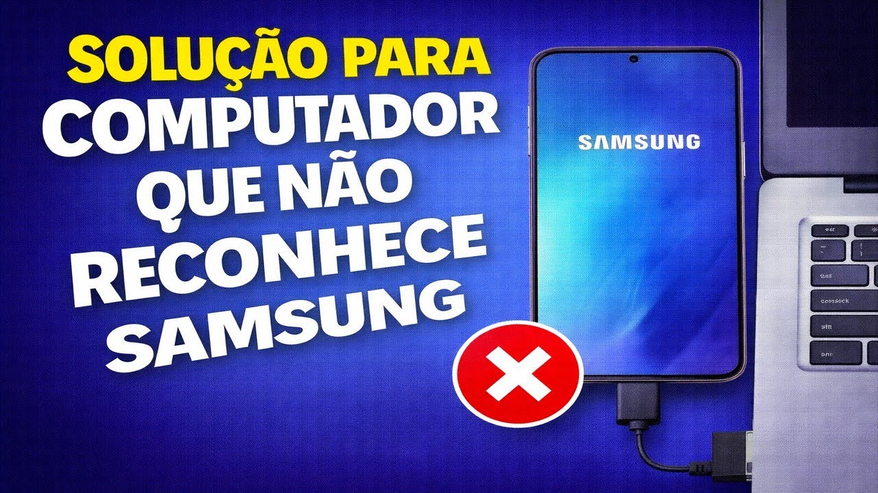 SOLUÇÃO PARA COMPUTADOR QUE NÃO RECONHECE SAMSUNG