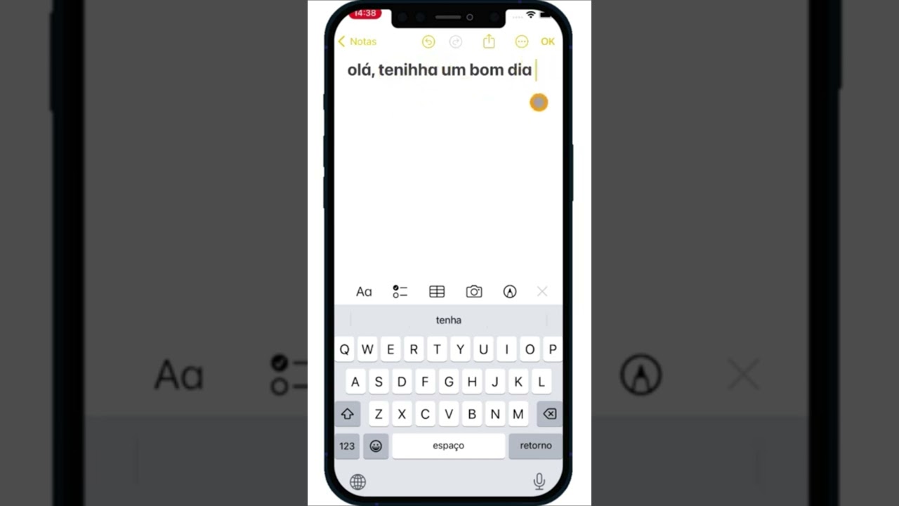 CORRIJA ERROS DE DIGITAÇÃO NO IPHONE RAPIDAMENTE #Shorts