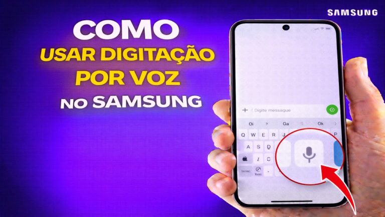 COMO USAR DIGITAÇÃO POR VOZ NO SAMSUNG