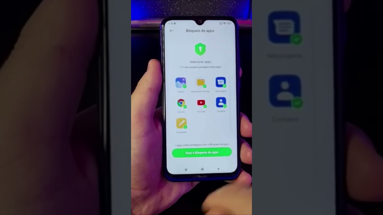 MANTENHA SEUS APLICATIVOS ESCONDIDOS NO XIAOMI #Shorts
