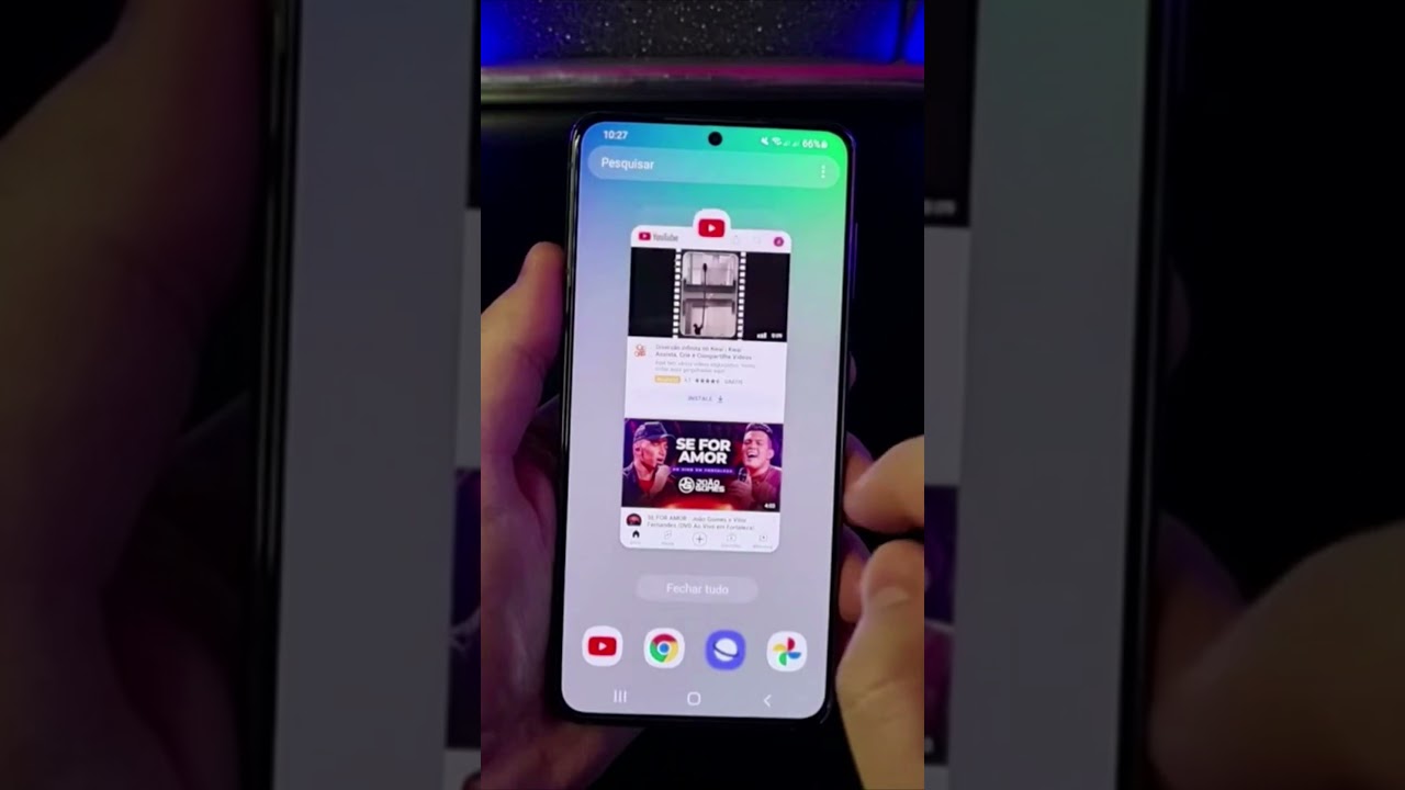 COMO USAR A TELA DIVIDIDA PARA APLICATIVOS NO SAMSUNG #Shorts
