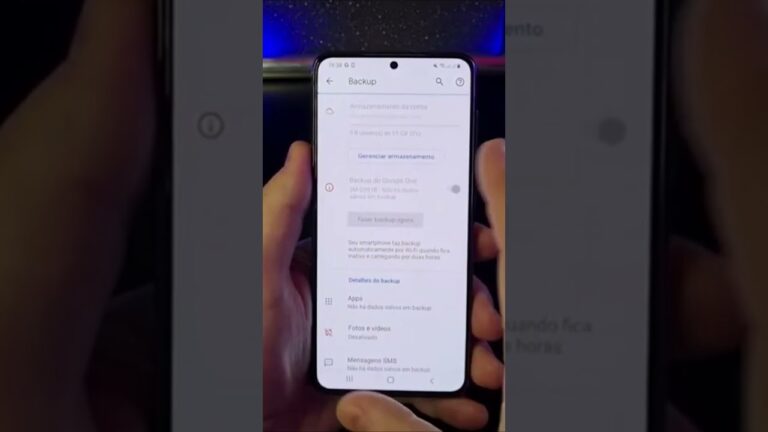 PROTEJA SEUS DADOS ATIVANDO O BACKUP NO SAMSUNG #Shorts