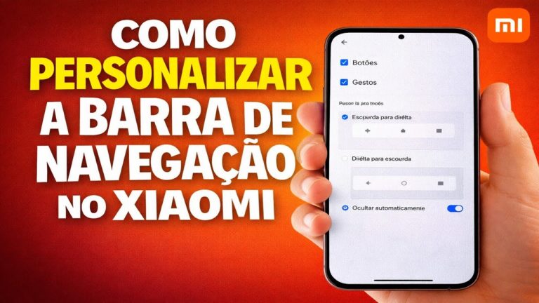 COMO PERSONALIZAR A BARRA DE NAVEGAÇÃO NO XIAOMI