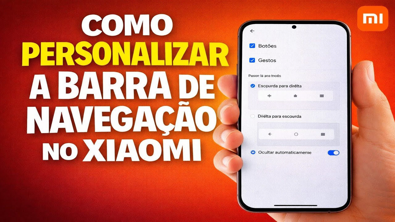 COMO PERSONALIZAR A BARRA DE NAVEGAÇÃO NO XIAOMI