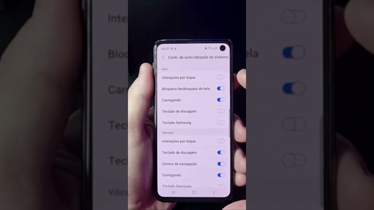 SILENCIE O SOM E A VIBRAÇÃO DO TECLADO NO SAMSUNG #Shorts