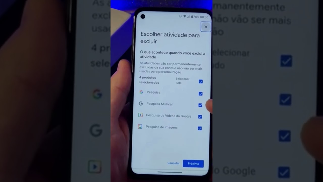 LIMPE SUAS ATIVIDADES SALVAS NO GOOGLE NO MOTOROLA #Shorts