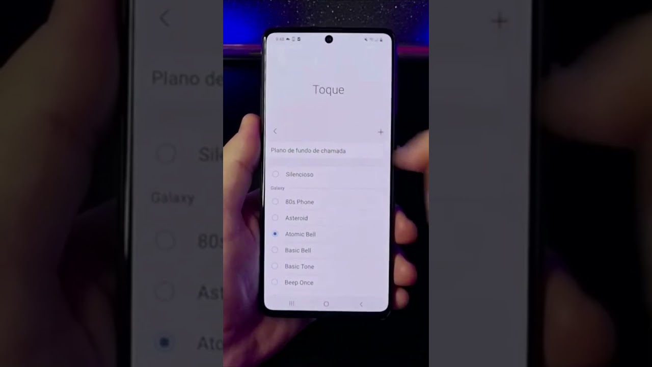 COMO DEFINIR UM NOVO TOQUE DE CHAMADAS NO SAMSUNG #Shorts
