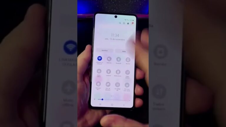 Ative e desative a lanterna no Samsung de forma rápida #Shorts