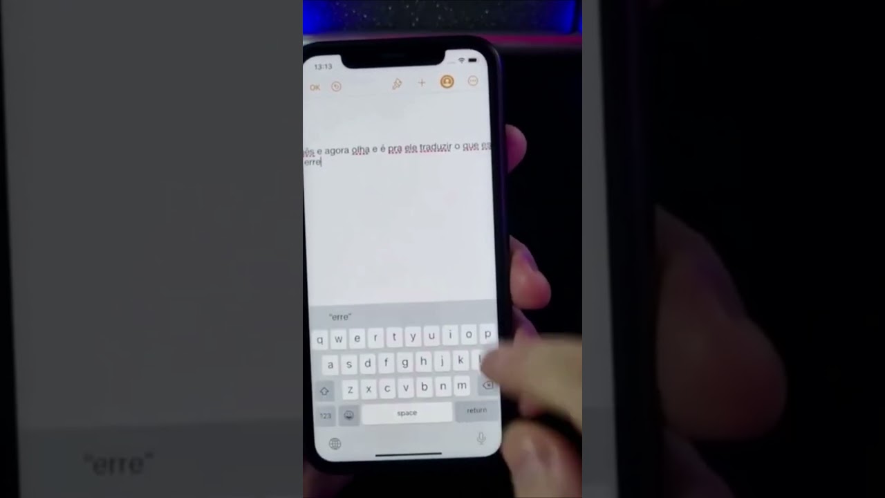► Transforme sua fala em texto no iPhone com a digitação por voz #Shorts