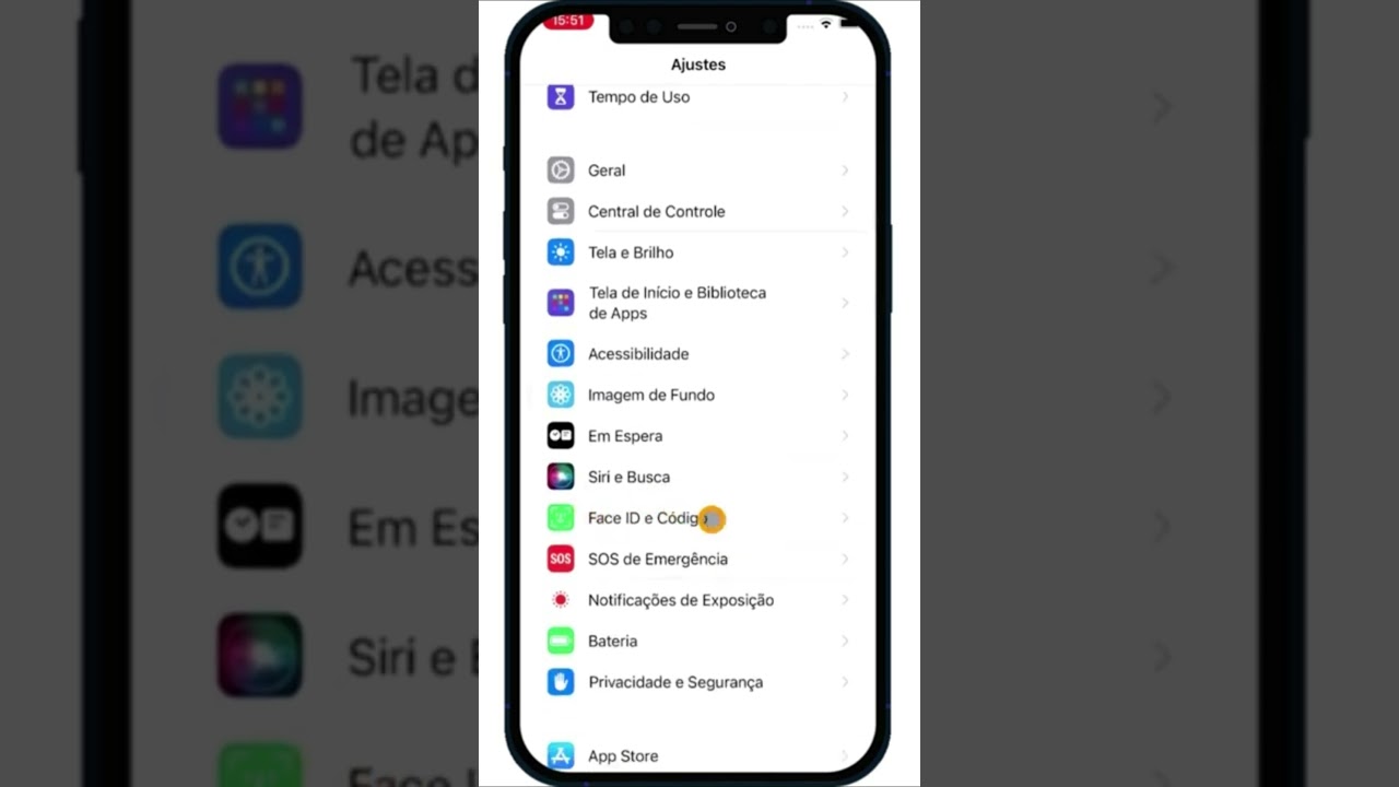 ► Como Desativar a Central de Controle no iPhone Quando Está Bloqueado #Shorts