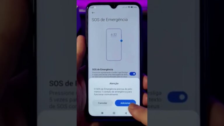 ATIVE A MENSAGEM DE EMERGÊNCIA NO XIAOMI #Shorts
