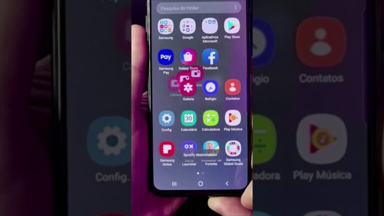 COMO EXCLUIR APLICATIVOS NO SAMSUNG #Shorts