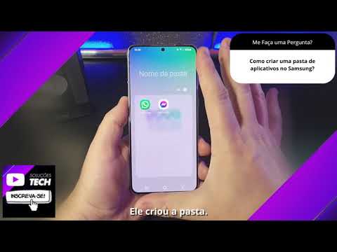 Como criar uma pasta de aplicativos no Samsung❓