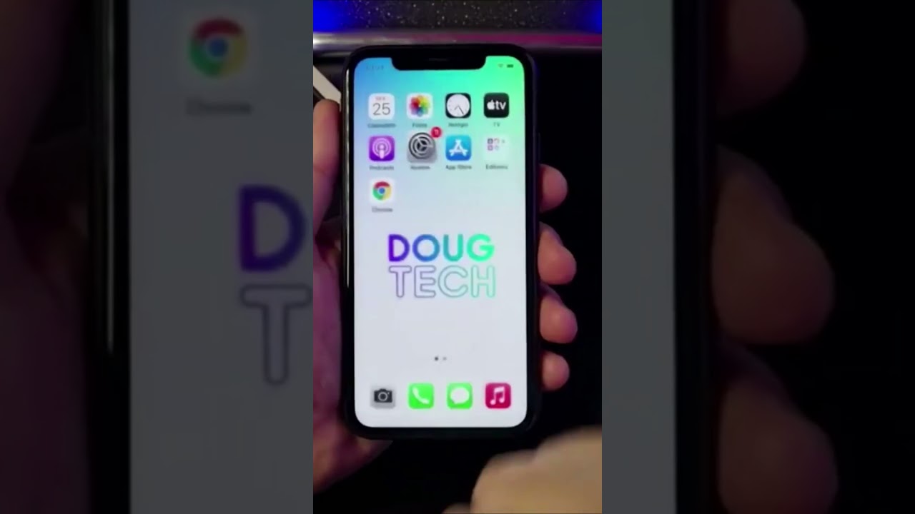 ATIVE O MODO TECLADO PARA UMA MÃO NO IPHONE #Shorts