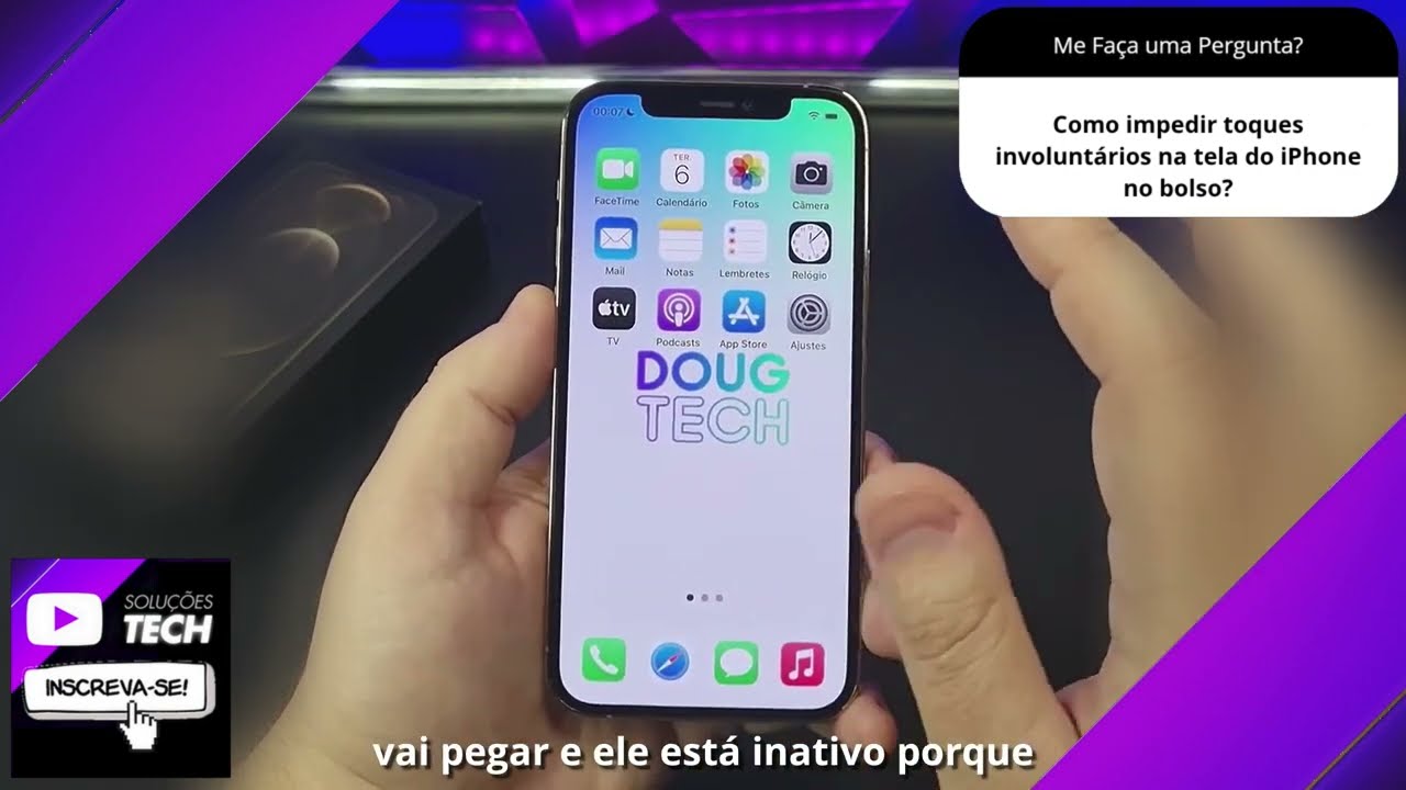 Como impedir toques involuntários na tela do iPhone no bolso❓
