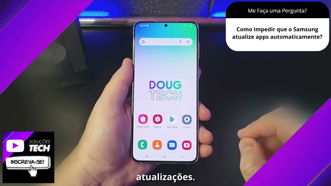 Como impedir que o Samsung atualize apps automaticamente❓