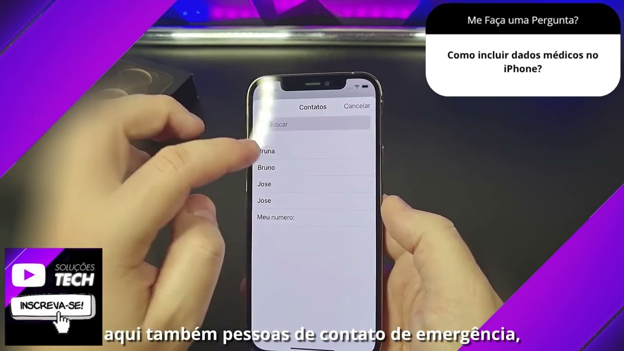 Como incluir dados médicos no iPhone❓