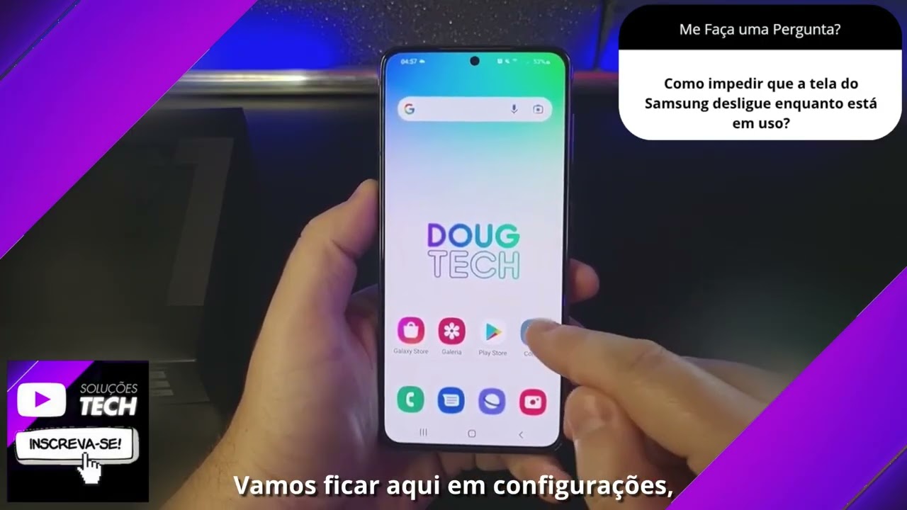 Como impedir que a tela do Samsung desligue enquanto está em uso❓