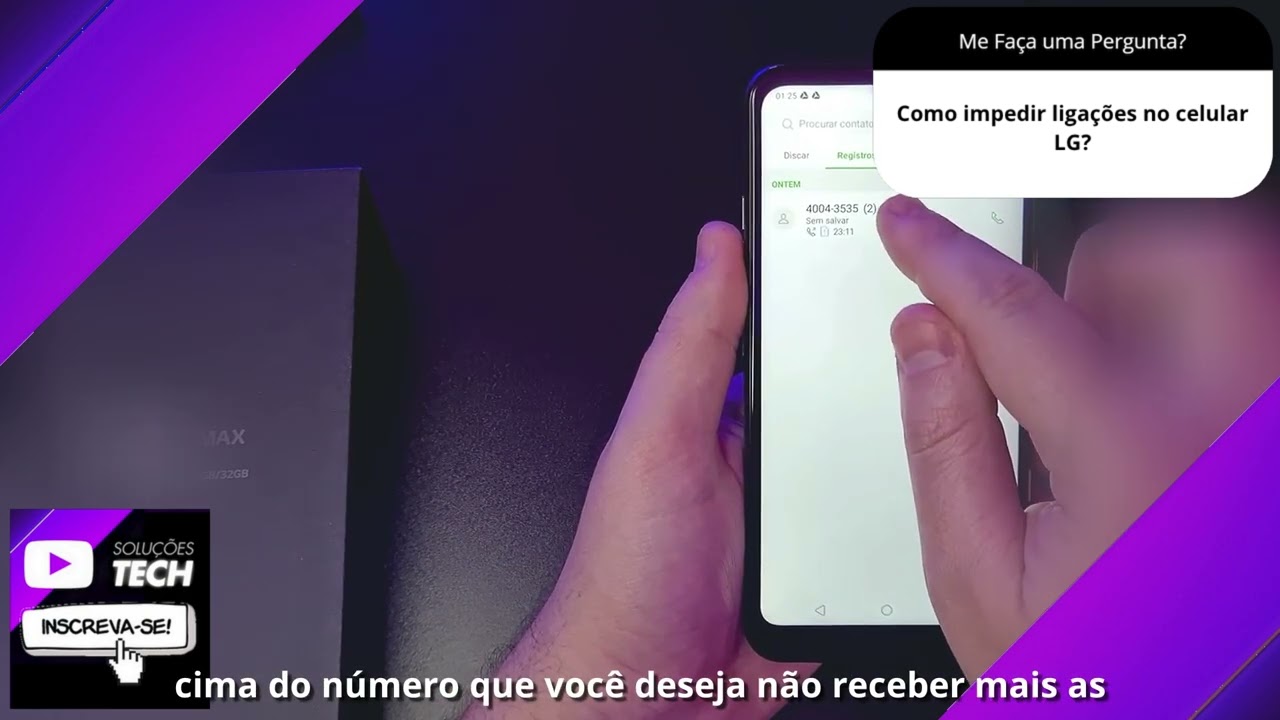 Como impedir ligações no celular LG❓