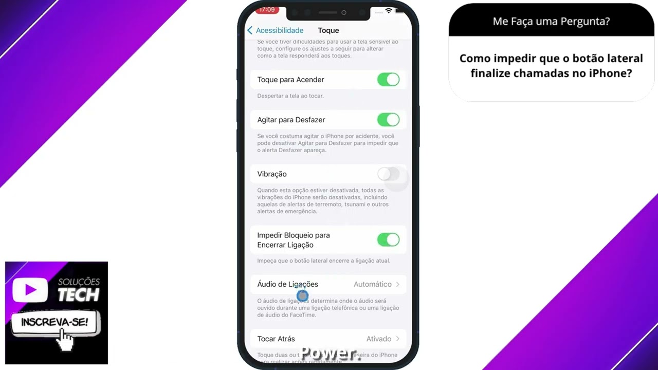 Como impedir que o botão lateral finalize chamadas no iPhone❓
