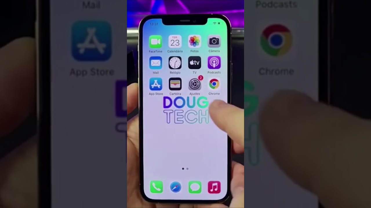 ACIONE A TELA COM UM TOQUE NO SEU IPHONE #Shorts