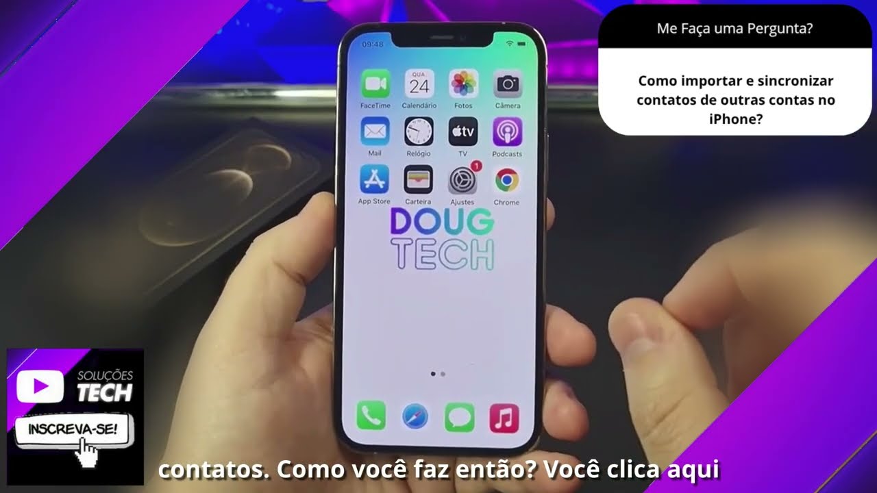 Como importar e sincronizar contatos de outras contas no iPhone❓