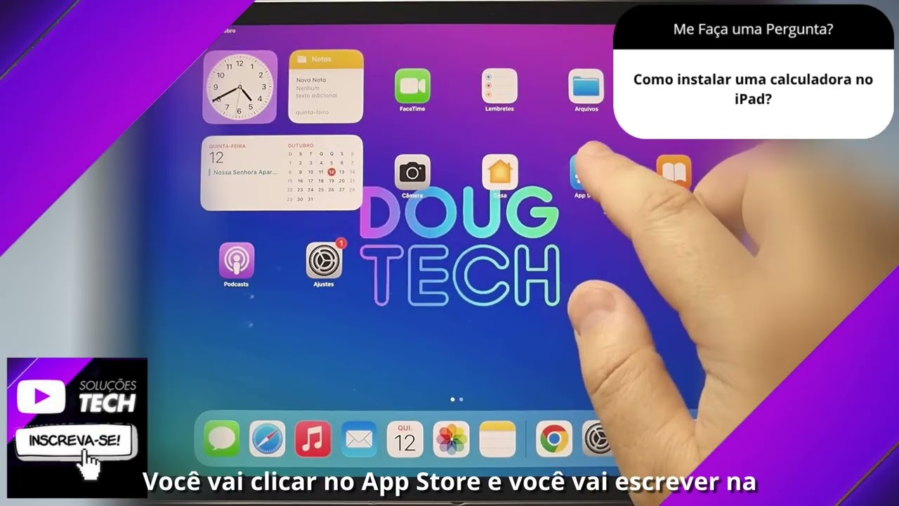 Como instalar uma calculadora no iPad❓