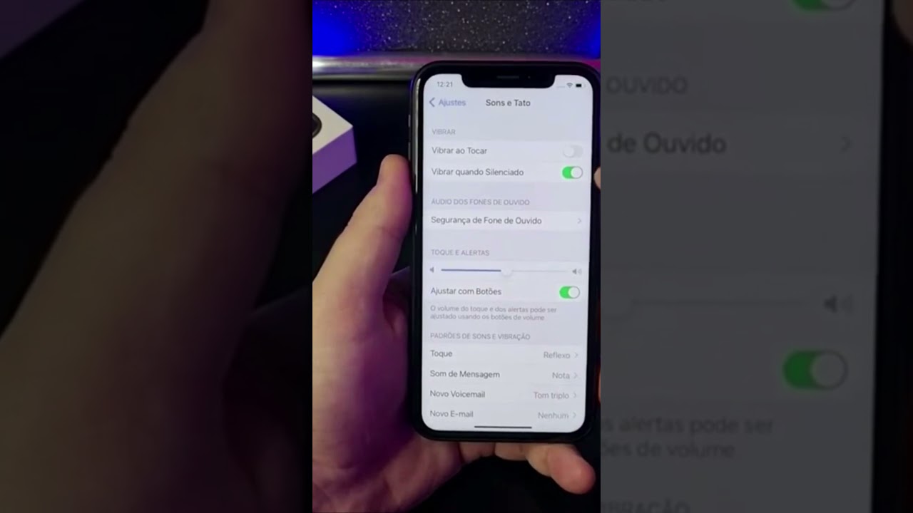AJUSTE AS VIBRAÇÕES DO SEU IPHONE COMO PREFERIR #Shorts