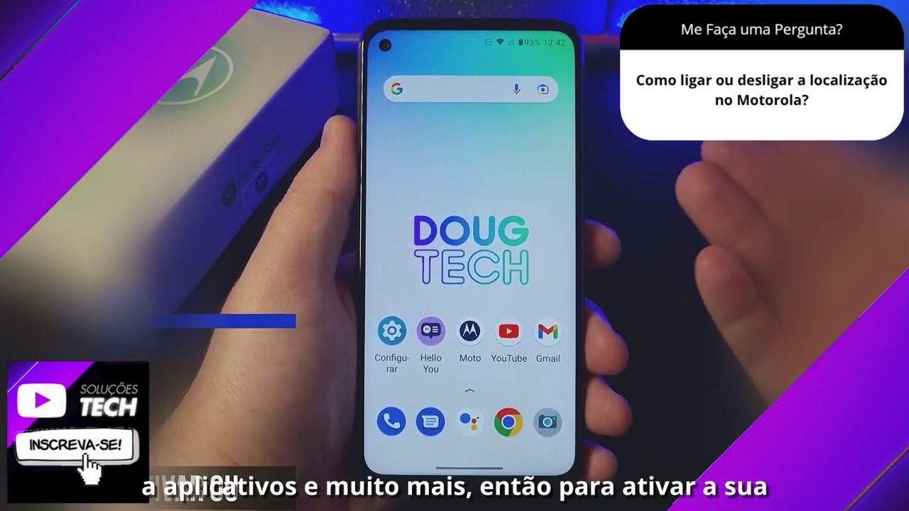 Como ligar ou desligar a localização no Motorola❓