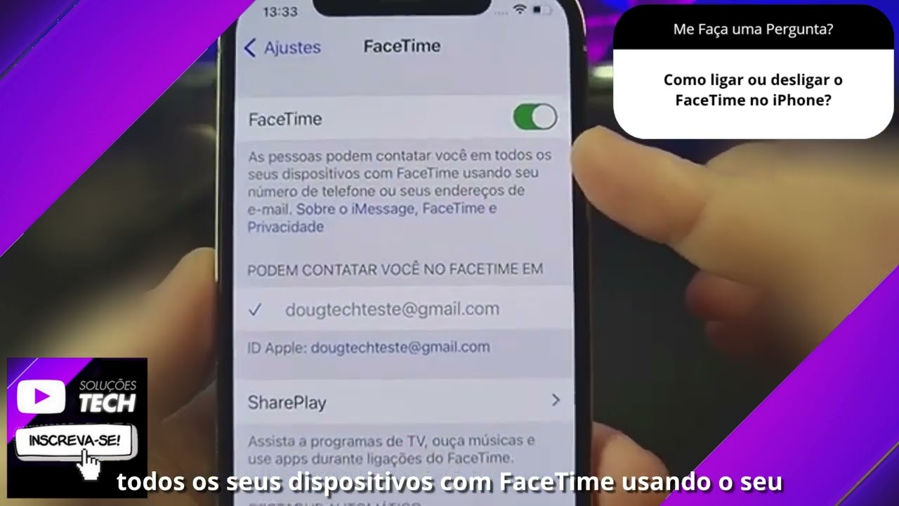 Como ligar ou desligar o FaceTime no iPhone❓