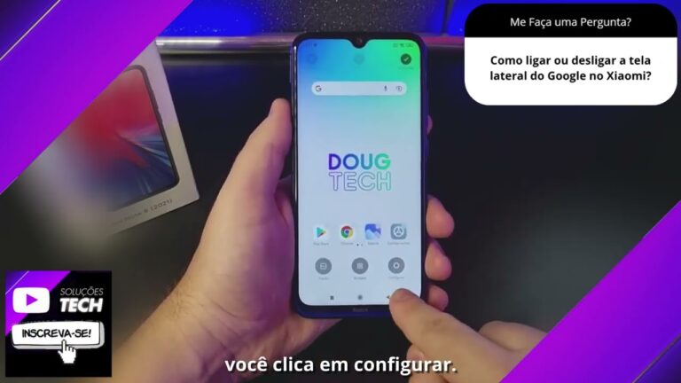 Como ligar ou desligar a tela lateral do Google no Xiaomi❓